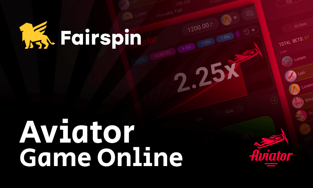 Jouez à Aviator sur le casino en ligne Fairspin 1